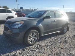 Chevrolet Equinox ls salvage cars for sale: 2017 Chevrolet Equinox LS