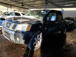 Salvage cars for sale at Brighton, CO auction: 2004 Nissan Titan XE