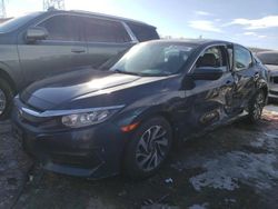 Honda salvage cars for sale: 2017 Honda Civic EX