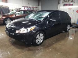 Salvage cars for sale at Elgin, IL auction: 2017 KIA Forte LX