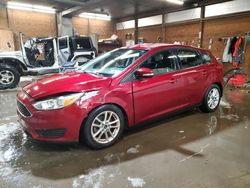 Salvage cars for sale from Copart Ebensburg, PA: 2016 Ford Focus SE