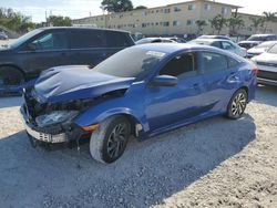 Salvage cars for sale at Opa Locka, FL auction: 2017 Honda Civic EX