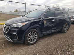 Salvage cars for sale at Houston, TX auction: 2019 Hyundai Santa FE XL SE