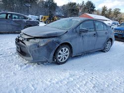 Salvage cars for sale at Mendon, MA auction: 2020 Toyota Corolla LE