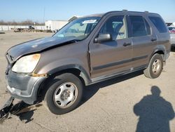 Salvage cars for sale at Fresno, CA auction: 2003 Honda CR-V LX