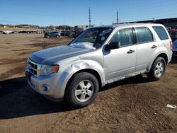 Salvage cars for sale at Colorado Springs, CO auction: 2011 Ford Escape XLS