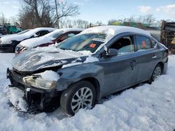 Nissan salvage cars for sale: 2018 Nissan Sentra S