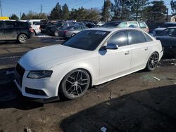 Salvage cars for sale at auction: 2012 Audi S4 Premium Plus