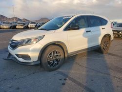 Salvage Cars with No Bids Yet For Sale at auction: 2016 Honda CR-V SE