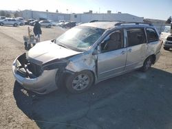 Salvage cars for sale at Vallejo, CA auction: 2004 Toyota Sienna CE