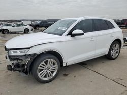 Salvage cars for sale at Grand Prairie, TX auction: 2018 Audi Q5 Premium Plus