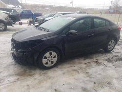 KIA salvage cars for sale: 2015 KIA Forte LX