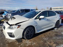 Salvage cars for sale at Littleton, CO auction: 2015 Subaru WRX Limited