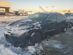 Salvage cars for sale at Kansas City, KS auction: 2017 Toyota Camry LE