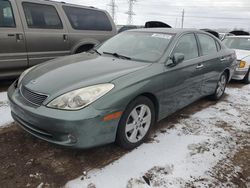 Salvage cars for sale at Elgin, IL auction: 2005 Lexus ES 330