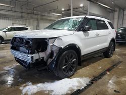 Salvage cars for sale at York Haven, PA auction: 2018 Ford Explorer XLT