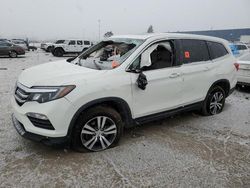 Honda salvage cars for sale: 2017 Honda Pilot EXL