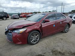 Salvage cars for sale at Homestead, FL auction: 2017 Toyota Camry LE