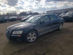 Salvage cars for sale at New Britain, CT auction: 2006 Audi A8 L Quattro