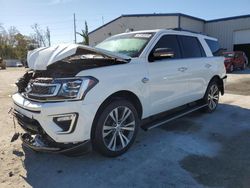 Salvage cars for sale at Savannah, GA auction: 2021 Ford Expedition King Ranch