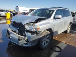 Toyota Highlander Vehiculos salvage en venta: 2010 Toyota Highlander SE