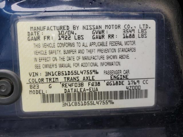 2005 Nissan Sentra 1.8