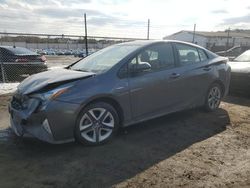 Salvage cars for sale at Laurel, MD auction: 2017 Toyota Prius