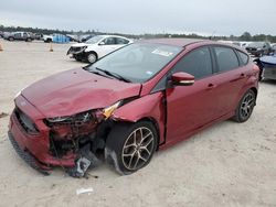 Salvage cars for sale at Houston, TX auction: 2015 Ford Focus SE