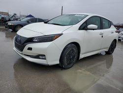 Salvage cars for sale at Grand Prairie, TX auction: 2023 Nissan Leaf SV Plus