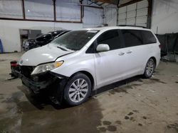 Salvage cars for sale at auction: 2011 Toyota Sienna XLE