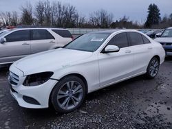 Mercedes-Benz salvage cars for sale: 2015 Mercedes-Benz C 300 4matic