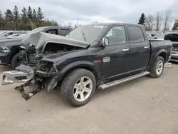 Salvage trucks for sale at Bowmanville, ON auction: 2015 Dodge RAM 1500 Longhorn