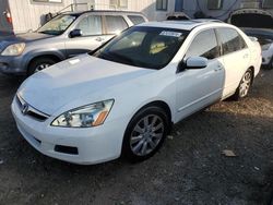 Honda Accord salvage cars for sale: 2006 Honda Accord LX