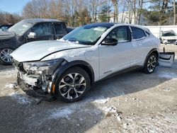 Salvage cars for sale at North Billerica, MA auction: 2021 Ford Mustang MACH-E Premium