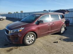 KIA salvage cars for sale: 2017 KIA Sedona LX