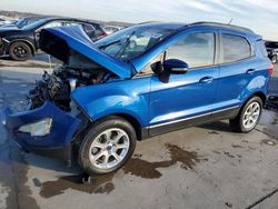 Salvage cars for sale at Grand Prairie, TX auction: 2018 Ford Ecosport SE