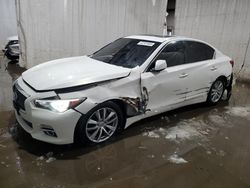 Salvage cars for sale at Central Square, NY auction: 2014 Infiniti Q50 Base