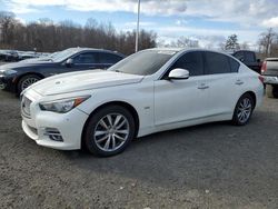 Salvage cars for sale from Copart East Granby, CT: 2016 Infiniti Q50 Premium