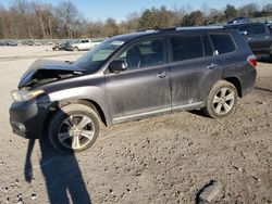 Toyota Highlander Vehiculos salvage en venta: 2012 Toyota Highlander Limited