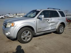 Ford salvage cars for sale: 2008 Ford Escape Limited