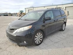 Toyota Sienna xle salvage cars for sale: 2011 Toyota Sienna XLE