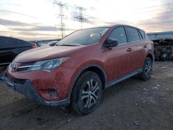 Salvage cars for sale at Elgin, IL auction: 2015 Toyota Rav4 LE