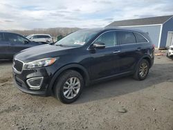 Salvage cars for sale at Assonet, MA auction: 2016 KIA Sorento LX