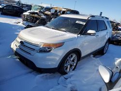 Salvage cars for sale at Fort Wayne, IN auction: 2015 Ford Explorer Limited