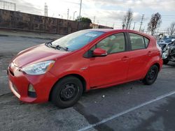 Vehiculos salvage en venta de Copart Wilmington, CA: 2012 Toyota Prius C