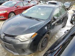 Salvage cars for sale at Waldorf, MD auction: 2015 Toyota Corolla L