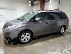 Salvage cars for sale at Leroy, NY auction: 2014 Toyota Sienna LE