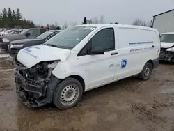 Salvage trucks for sale at Bowmanville, ON auction: 2017 Mercedes-Benz Metris