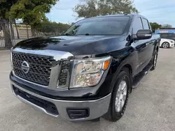 Salvage cars for sale at Opa Locka, FL auction: 2018 Nissan Titan S