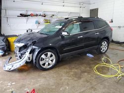 Salvage cars for sale at Chicago Heights, IL auction: 2010 Chevrolet Traverse LTZ